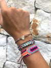 Pulsera Wayuu Be the Change - Blue Navy