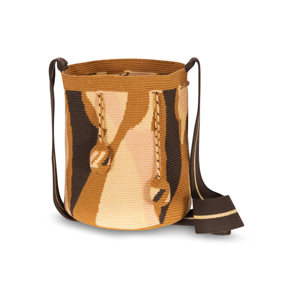 Isashi Mochila Bag - Caramel Swirl