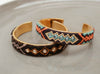 Brazalete Wayuu Bronce  - Blue Navy