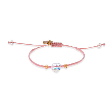 Pulsera Corazón de Swarovski - Rose