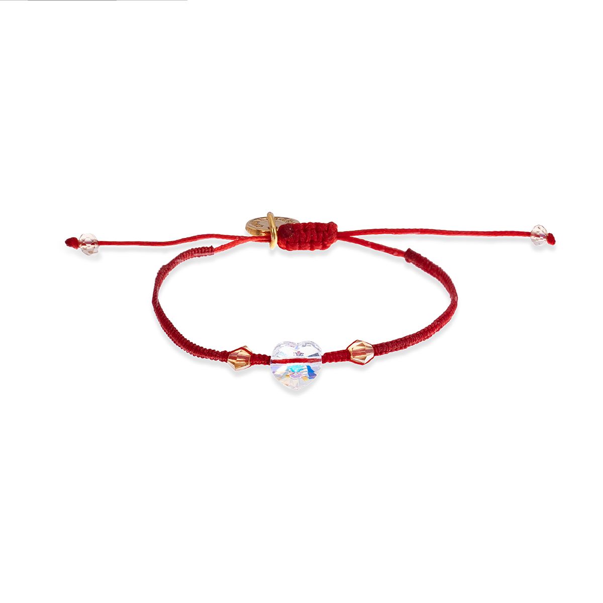 Pulsera Corazón de Swarovski - Rojo