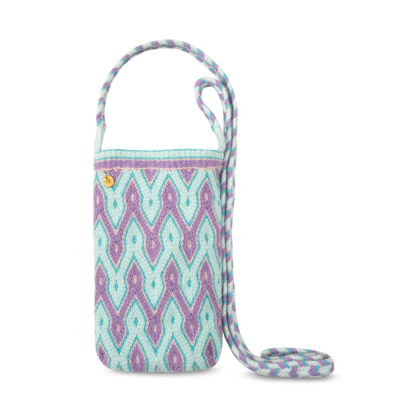 Makki Mini Wayuu Crossbody Bag - Blueberry