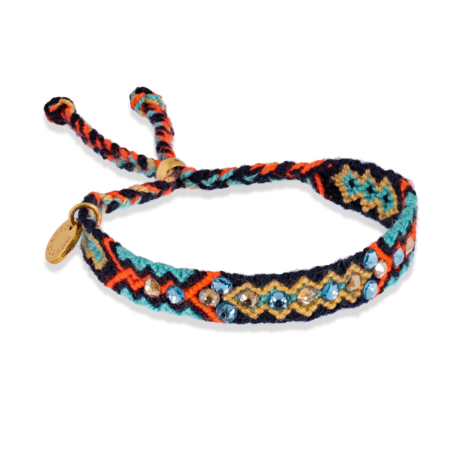 Pulsera Wayuu Be the Change - Blue Navy