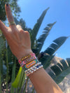 Wayuu Skinny Bracelet - Vainilla