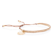 Pulsera Gold Power. Color Beige