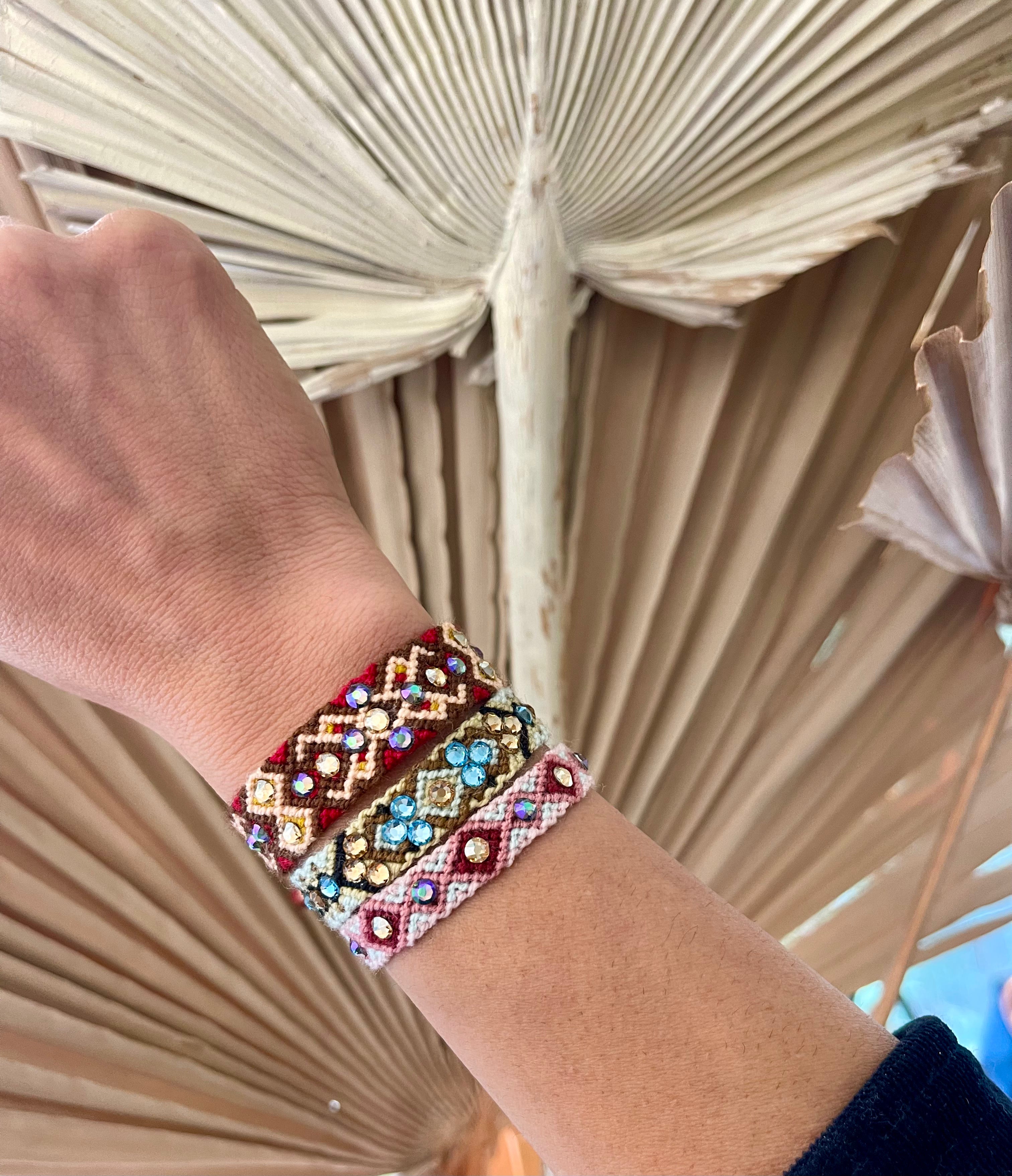 Pulsera Wayuu Be the Change  - Beige